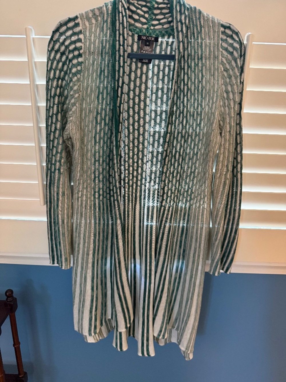 NIC+ZOE open front lightweight sweater